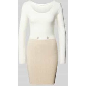 Pied De Poule Bodycon Jurk