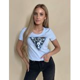 Guess - W5Ri 00J1314G7S1 - T-shirt - Blauw - Korte Mouw