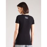Guess Zwart Triangle Logo T-Shirt