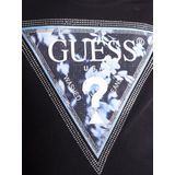 Guess Zwart Triangle Logo T-Shirt