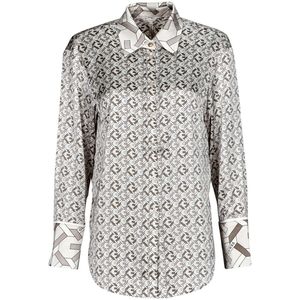 Guess - LS Alexandra - Blouse - Glanzend - Polyester/Elastaan