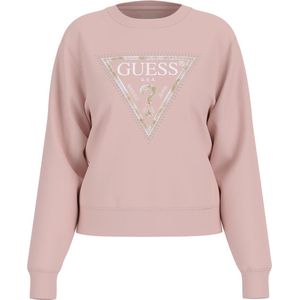 Guess, Dames, Sweatshirts & Hoodies, Roze, Maat: M