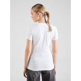 Guess - SS CN Shiny Triangle T-Shirt - Wit - Korte Mouwen