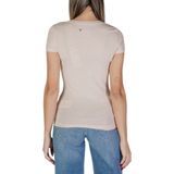 Guess - SS CN Cheeta Logo T-Shirt - Zwart - Katoen