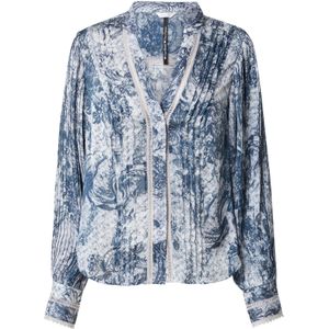 Overhemd V-Hals Chiffon