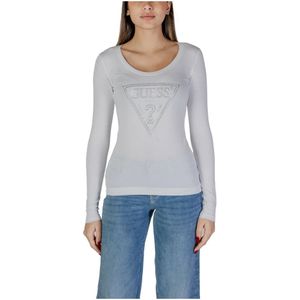 Guess - Long Sleeve T-shirt - Wit - Katoenmix