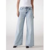 Guess - Bloembloembroek - Jersey - Vrouwen - Five-pocket jeans met wijde pijpen