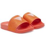 Guess - Strandslippers - Oranje - Rubber