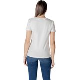 Guess Active - T-shirt - Wit - Katoen/Elastaan