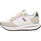 Guess - Sneakers - Grijs - Polyester - Zilver - Vetersluiting - Textuur