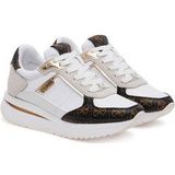 Guess - PU Leren Sneakers - Veelkleurig - Wit - Dames