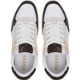 Guess - PU Leren Sneakers - Veelkleurig - Wit - Dames