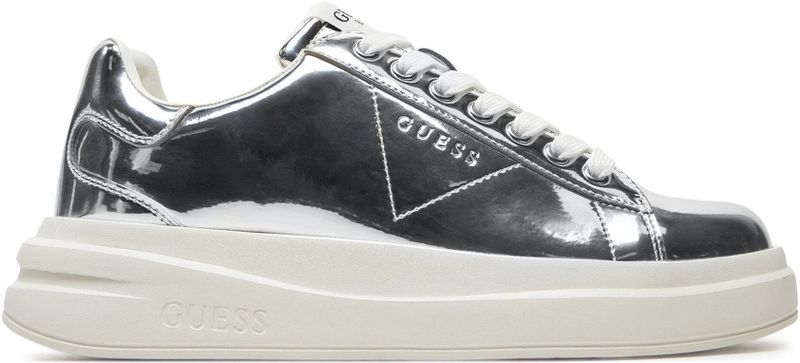 Guess - Aransas Sneakers - Grijs - Synthetisch Leer - Vetersluiting
