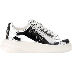 Guess - Aransas - Sneakers - Grijs - Synthetisch Leer - Vetersluiting