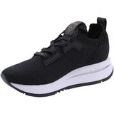 Guess - Hansin - Sneakers - Zwart - Lederlook - Platformzool