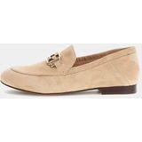 Guess - Elegant Leather Slip On Shoes - Beige - Leer