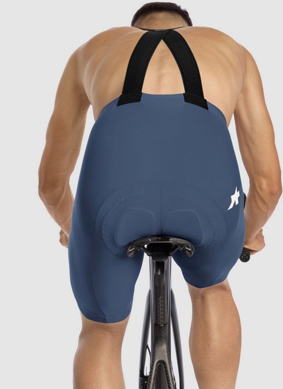 ASSOS - Equipe R Bib Shorts S11 - Fietsbroek - Blauw - 80% Polyamide, 20% Elastaan