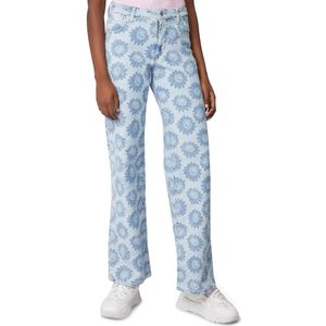 Guess Blauw Spijkerbroek Met Bloemenprint