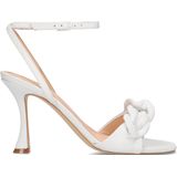 Guess - Heaton - Sandalen - Wit - Leer - Metalen Schakels