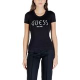 Guess - CN SS Guess Logo Tee - Zwart - T-shirt