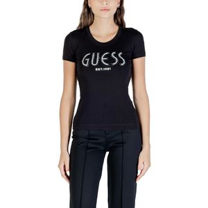 Guess - CN SS Guess Logo Tee - Zwart - T-shirt