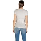 Guess - CN SS Embro Script Logo Tee - T-shirt - Muted Stone - Katoenmix