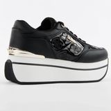 Guess - Camrio 4G Logo - Hardloopschoenen - Zwart - Plateauzool