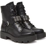Guess - Yanzy - Biker Boots - Zwart - Synthetisch - Met Ritssluiting