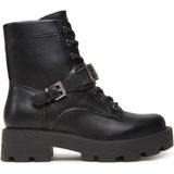 Guess - Yanzy - Biker Boots - Zwart - Synthetisch - Met Ritssluiting