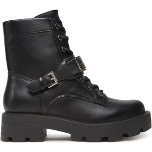 Guess - Yanzy - Biker Boots - Zwart - Synthetisch - Met Ritssluiting
