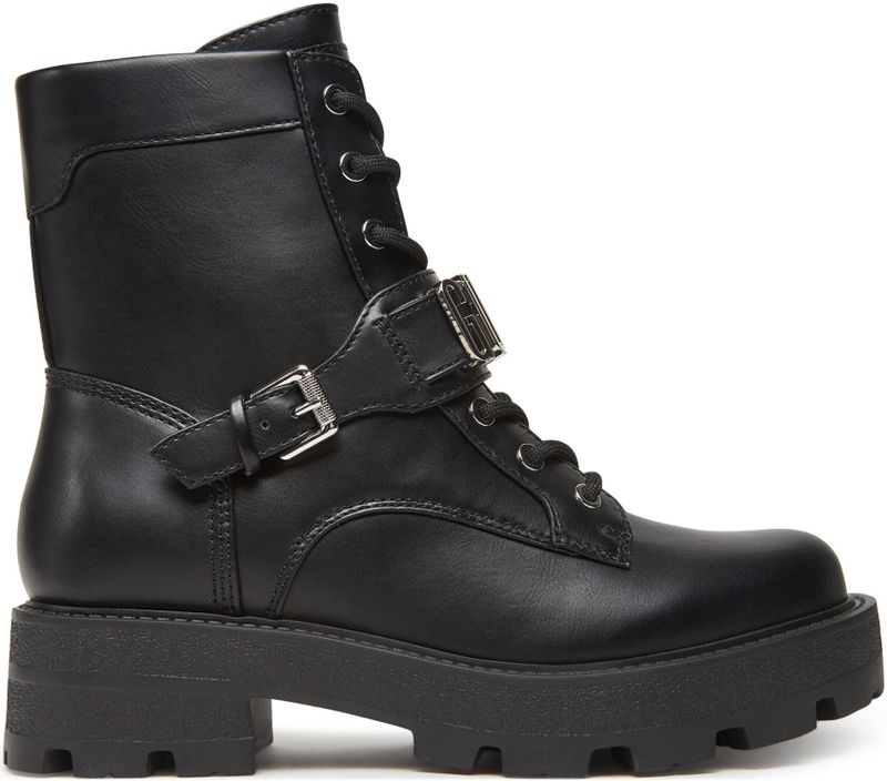 Guess - Yanzy - Biker Boots - Zwart - Synthetisch - Met Ritssluiting