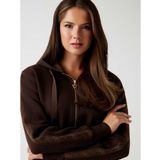 Guess - New Hooded Scuba Sweatshirt - Cameo Beige - Hoodie
