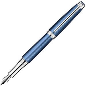 Caran d'Ache - Léman Grand Blue - Vulpennen - Blauw - Zilver