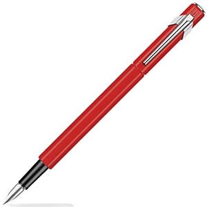 Caran d'Ache Metalen vulpen 849 rood mat veer EF