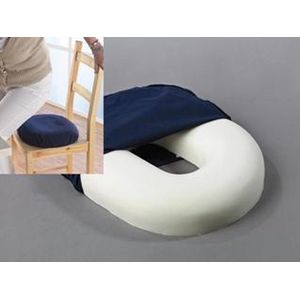 Ovalen ringkussen met hoes