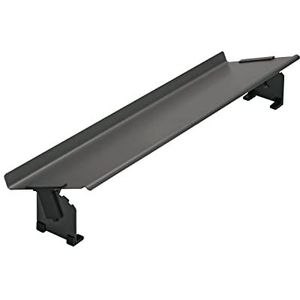 PEKA 200.1449.43 Opzettafel voor de ophangbare KB 600 mm, hoge kast extra tafel, staal antraciet, zilver