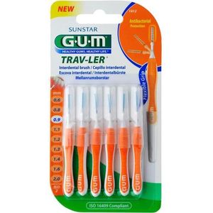 GUM Trav-ler Ragers 0.9mm Oranje - 6 stuks