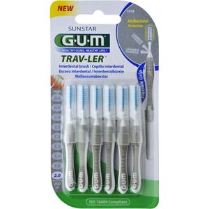 GUM - Trav-ler Ragers - Grijs - 2.0mm - 6 Stuks