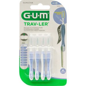 GUM - Trav-Ler Rager - Rager - Antibacteriële Coating - Driehoekige Borstelhaartjes