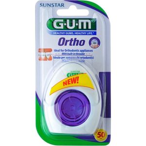 GUM® Ortho Floss - Flosdraad - 50 stuks - Gebitbescherming