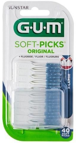 GUM - Soft Picks Original - Tandenstokers - Rubber - Voor een Gezond Tandvlees