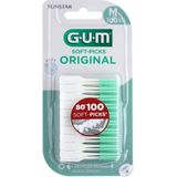 GUM - Soft Picks Original - Tandenstokers - Zacht Rubber - Voor Eenmalig Gebruik