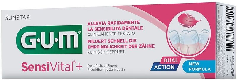 G.u.m.  Sensivital - Tandpasta - 75 ml - versterkt tandglazuur