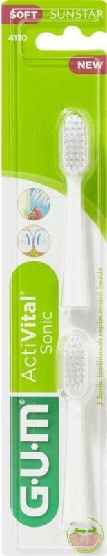 GUM Activital Sonic Opzetborstels - 2 stuks