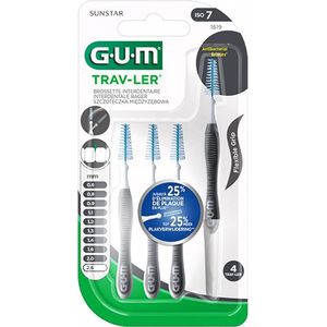 GUM Trav-ler Ragers 2,6 mm Zwart - 4 stuks