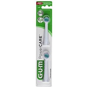 GUM Opzetborstels Power Care - Borstel voor elektrische tandenborstel - 2 stuks
