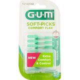 GUM Soft-Picks Comfort Flex Regular / Medium - 40 stuks
