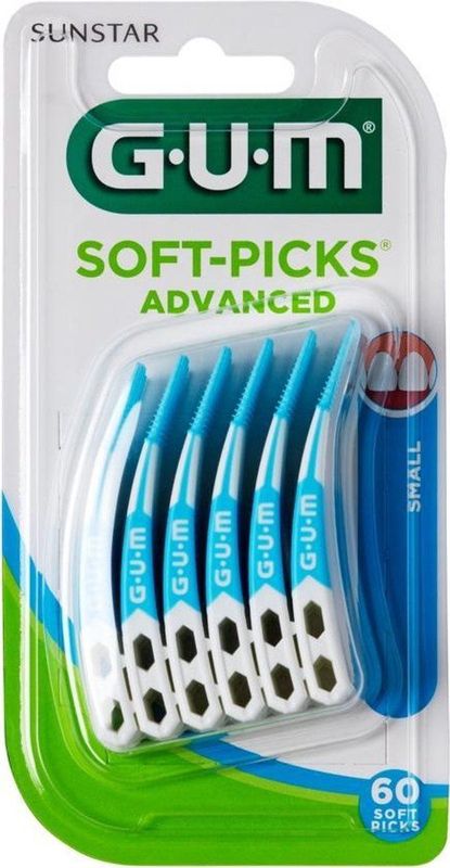 GUM Tandenstokers Soft-Picks Advanced Small - 60 stuks