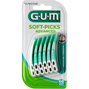 GUM Tandenstokers Soft-Picks Advanced Regular / Medium - 60 stuks