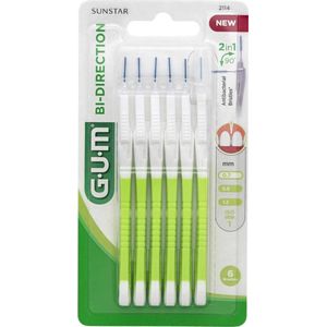 GUM® BI-DIRECTION | 0.7 | 6 stuks